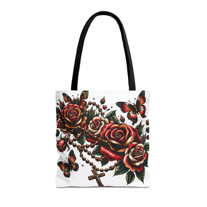 Rosary Garden Tote Bag