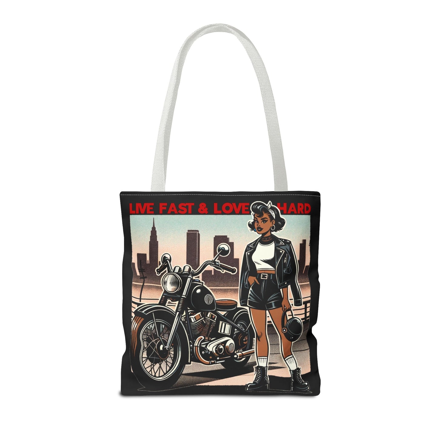 Live Fast Tote Bag