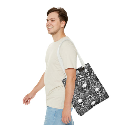 Flying Skulls Tote Bag