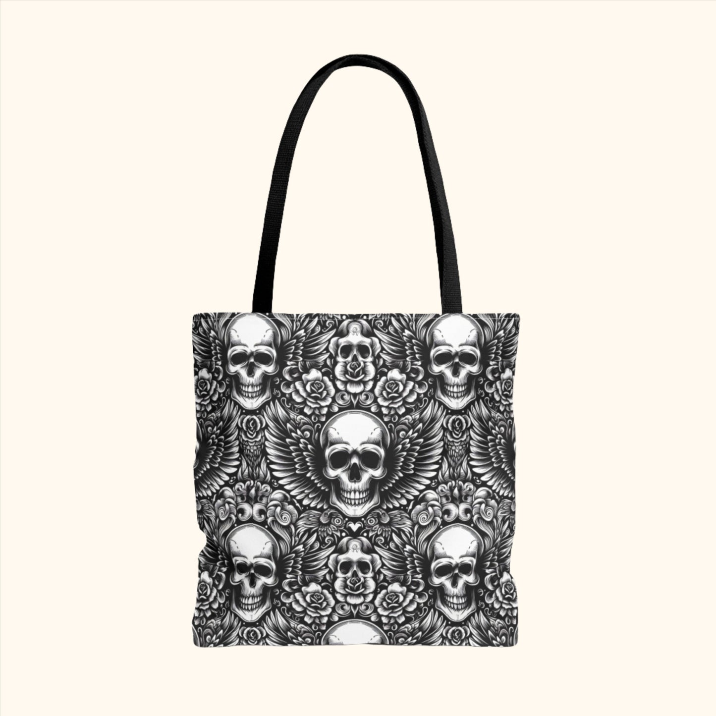 Flying Skulls Tote Bag