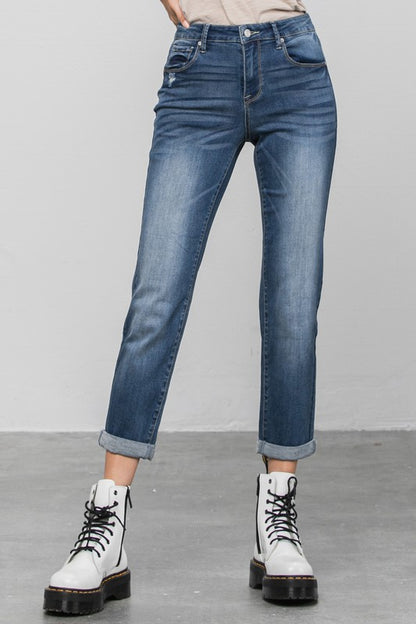 Slim Boyfriend Jeans