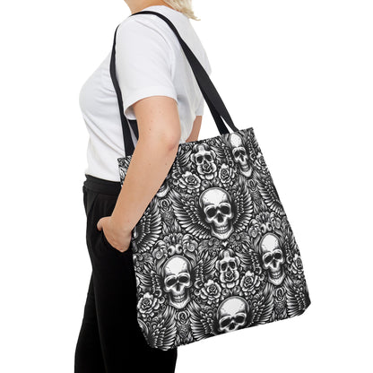 Flying Skulls Tote Bag