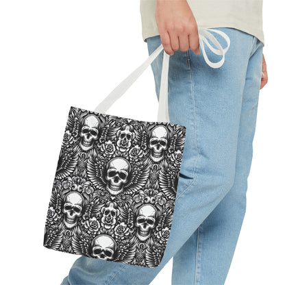 Flying Skulls Tote Bag