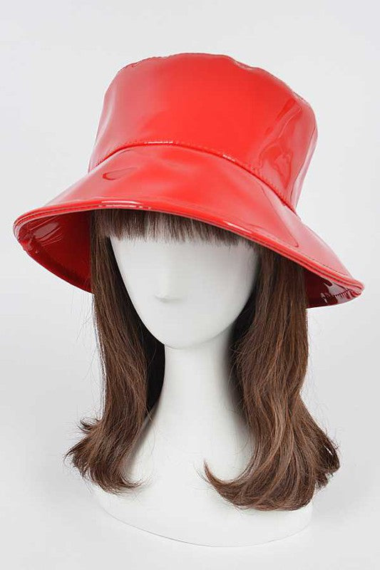 Patent Leather Iconic Bucket Hat