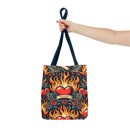 Burning Hearts Tote Bag