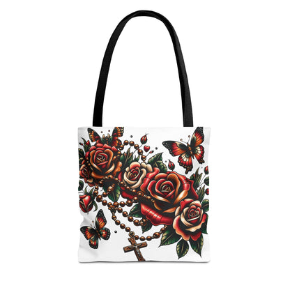 Rosary Garden Tote Bag