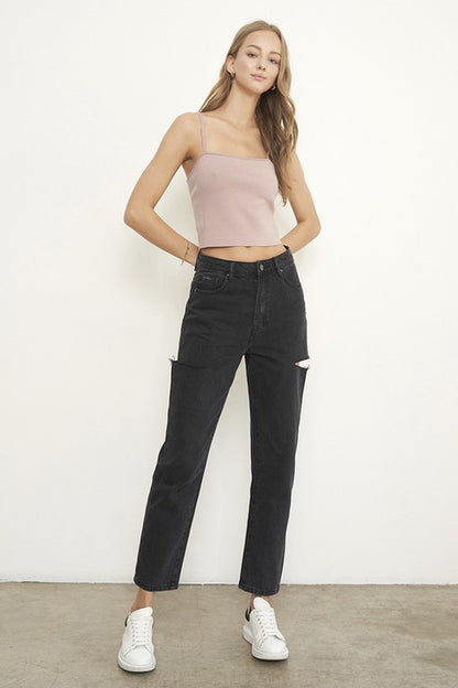 High Rise Loose Jeans