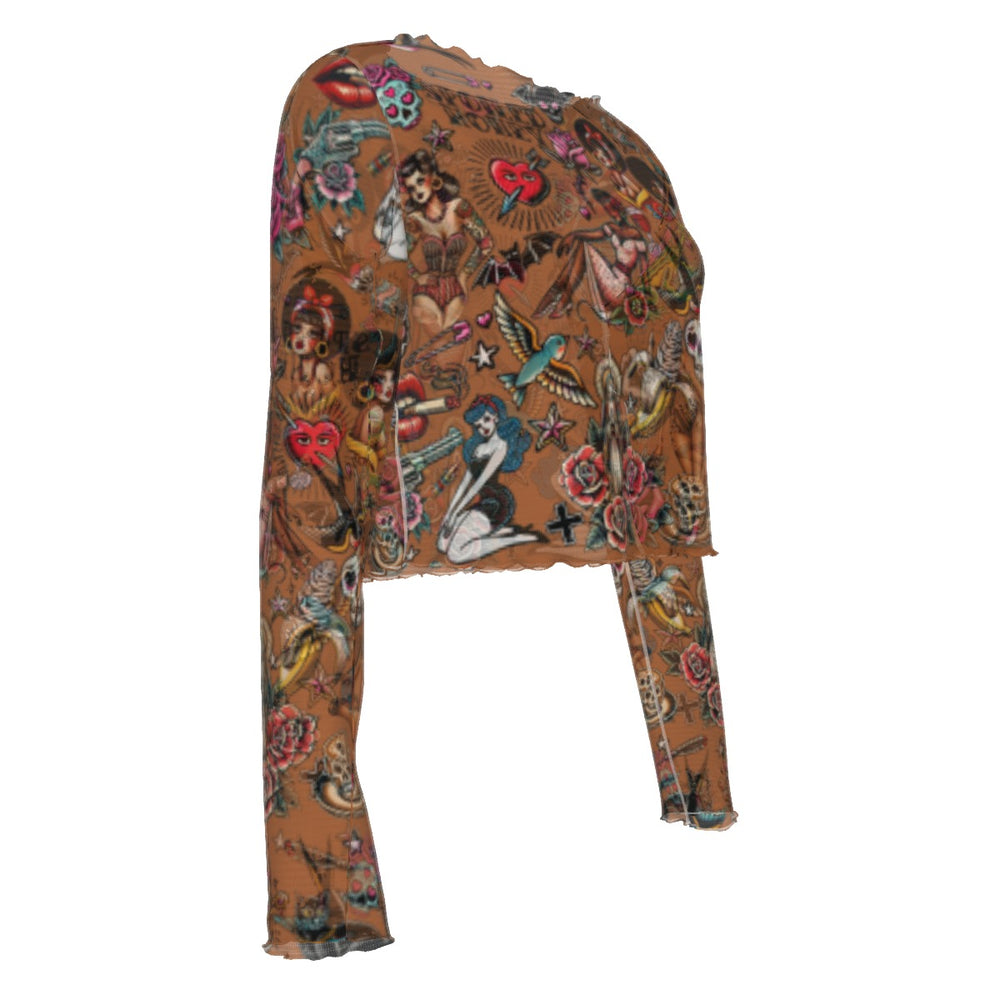 
                  
                    Flash Sheet Long Sleeved Mesh Top - COLOR 2
                  
                