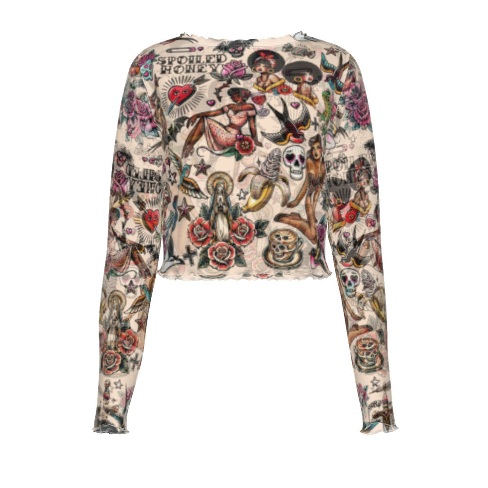 
                  
                    Flash Sheet Long Sleeved Mesh Top - COLOR 5
                  
                