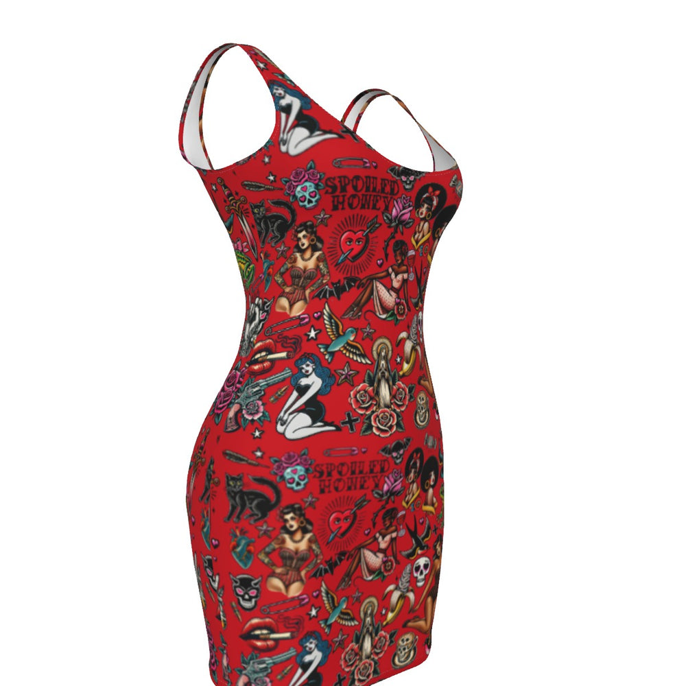 
                  
                    Flash Sheet Bodycon Dress
                  
                