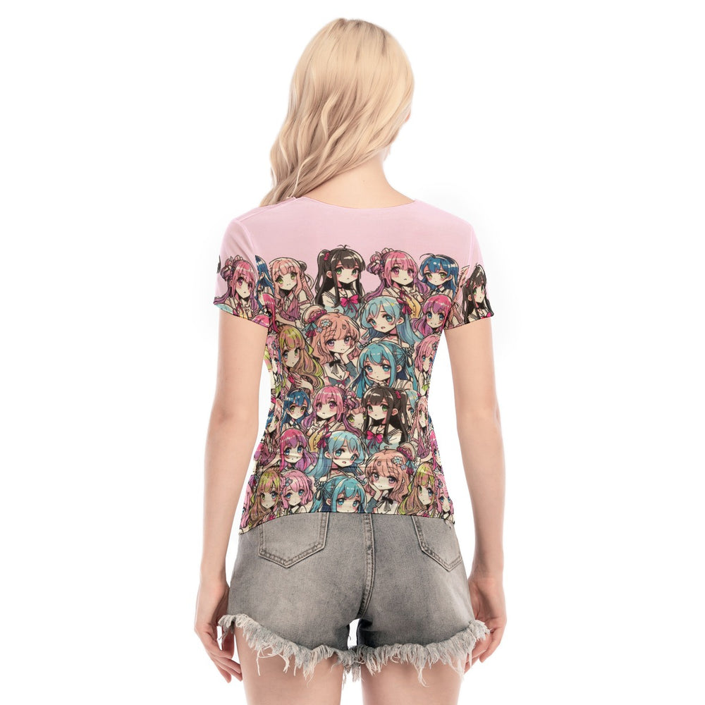 
                  
                    Anime Short Sleeve Mesh Shirt
                  
                