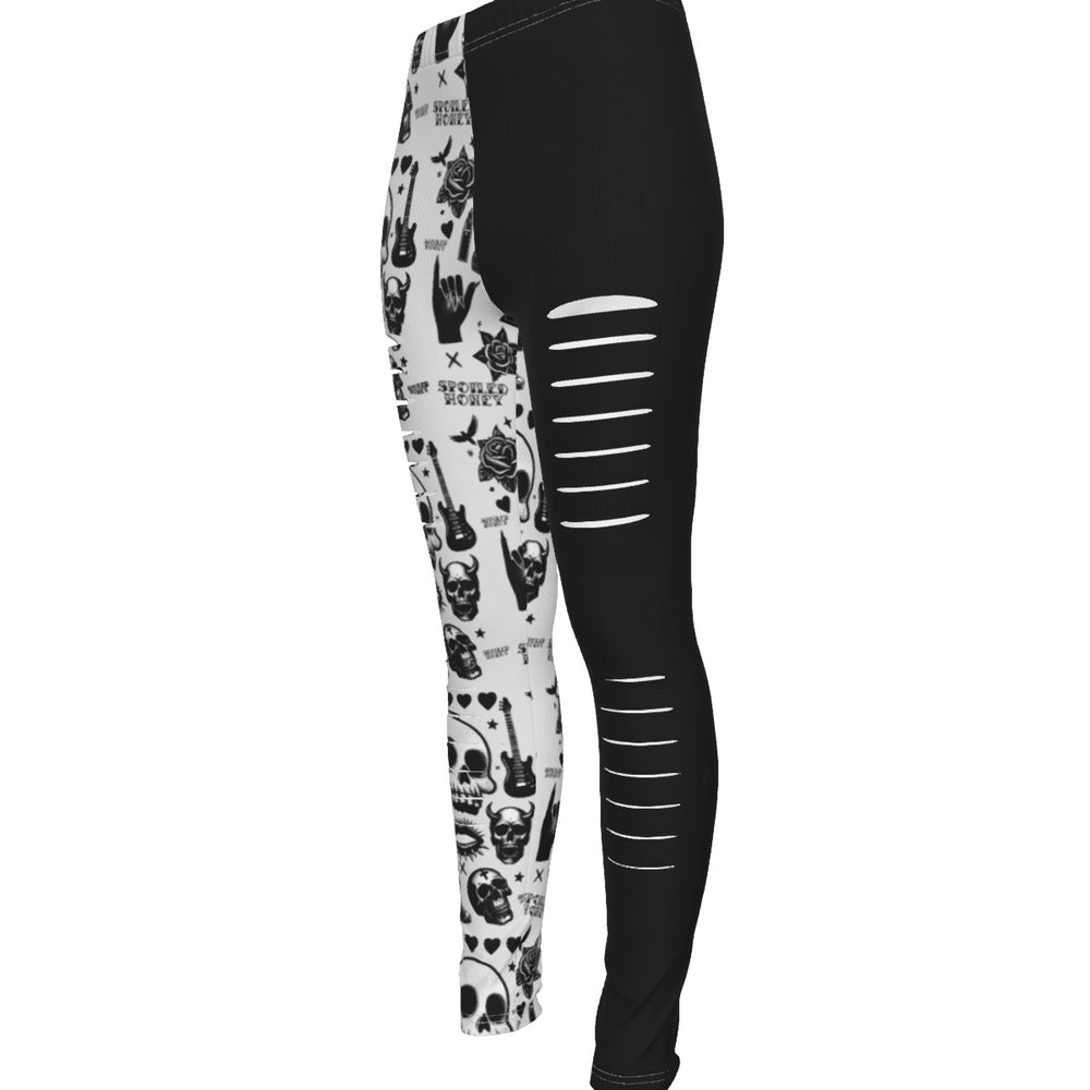 
                  
                    Signature Ripped Leggings
                  
                