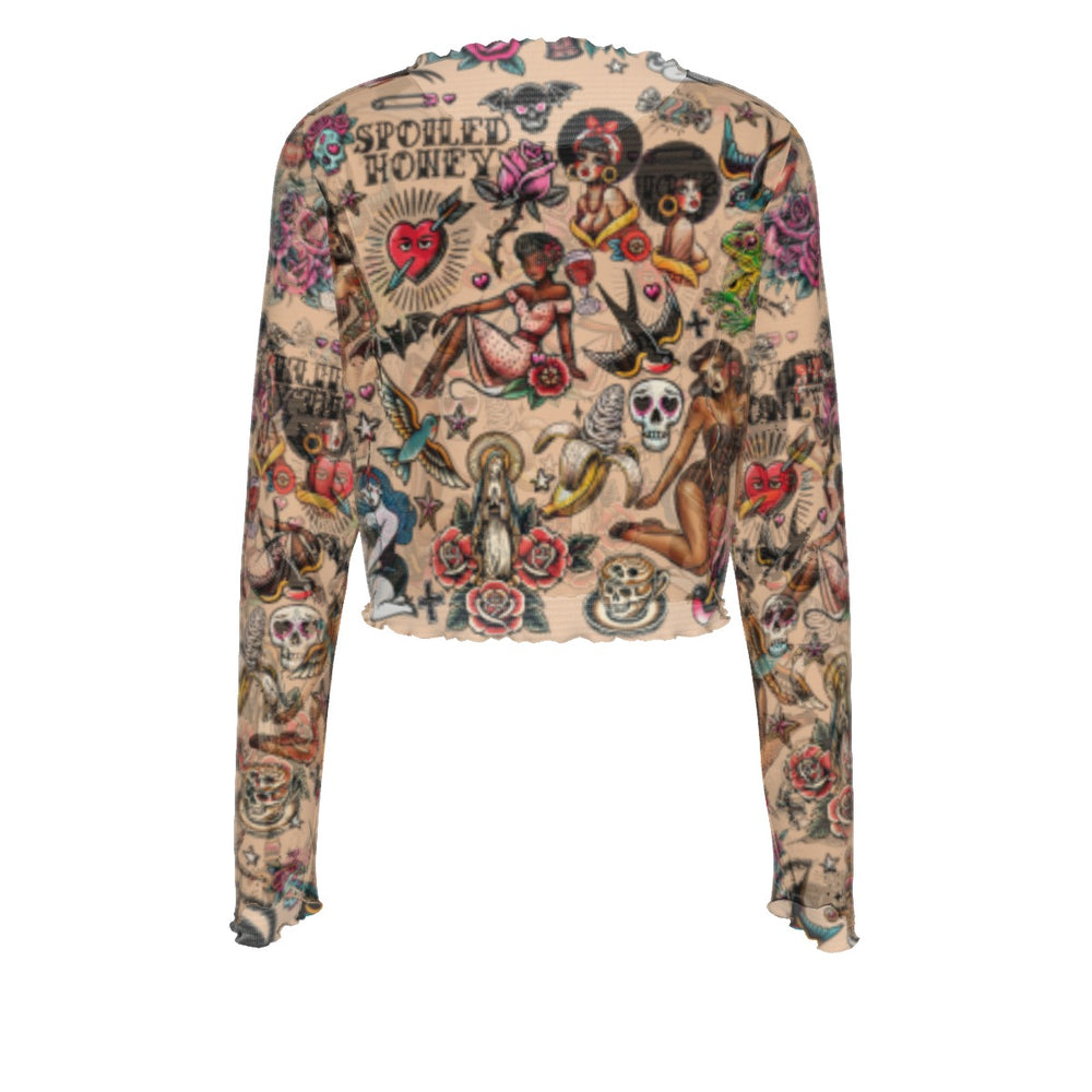 
                  
                    Flash Sheet Long Sleeved Mesh Top - COLOR 4
                  
                