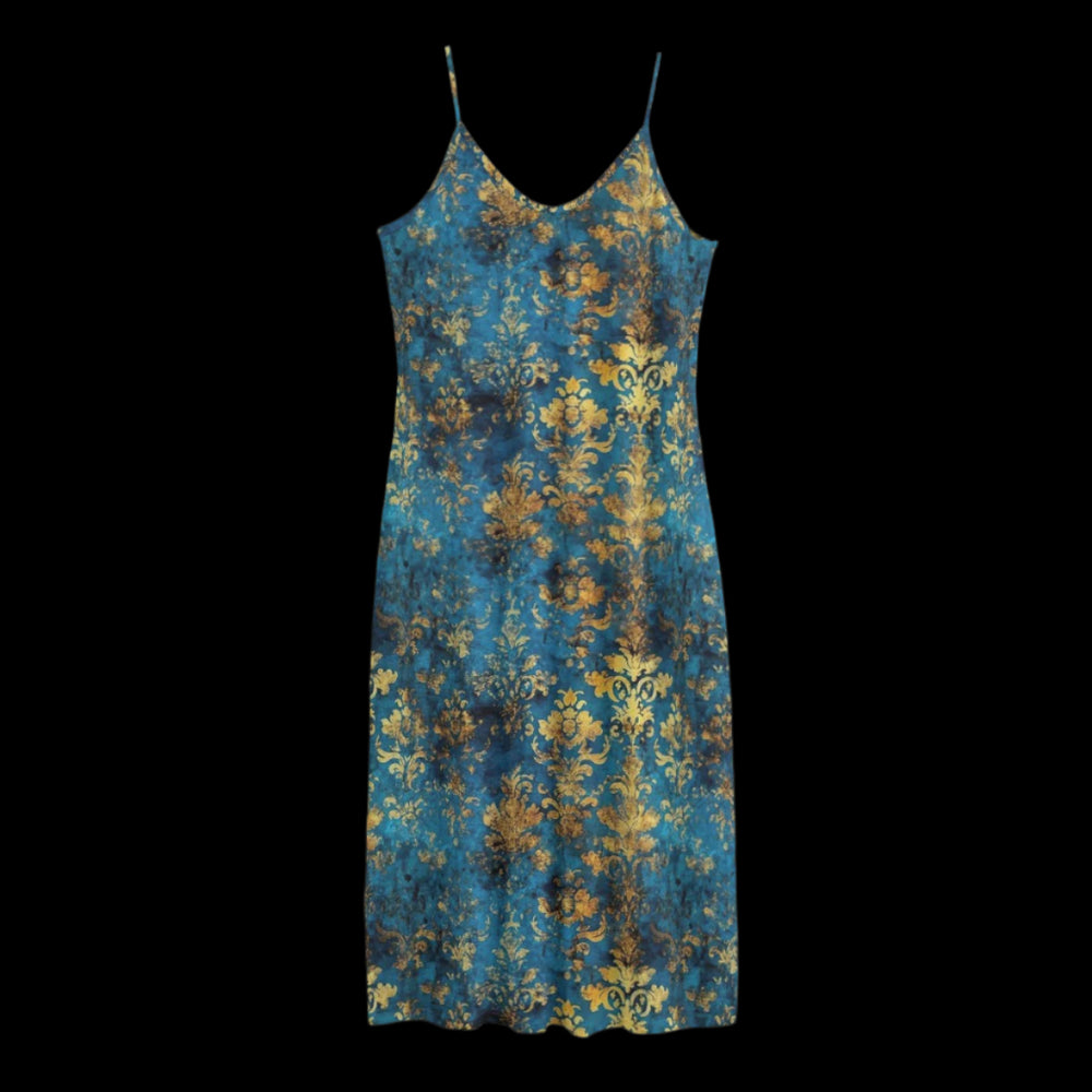 Grunge Damask Cami Dress