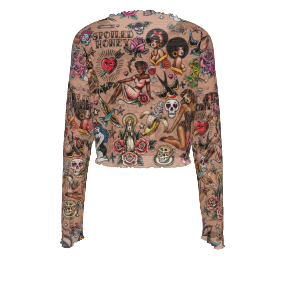 
                  
                    Flash Sheet Long Sleeved Mesh Top - COLOR 3
                  
                