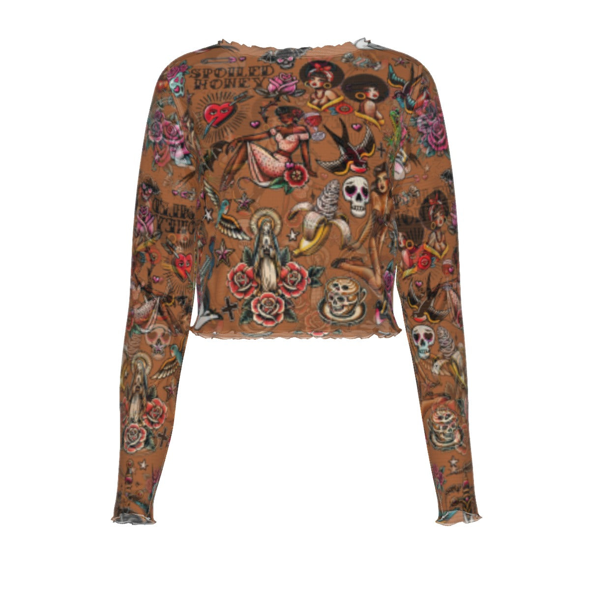 Flash Sheet Long Sleeved Mesh Top - COLOR 2