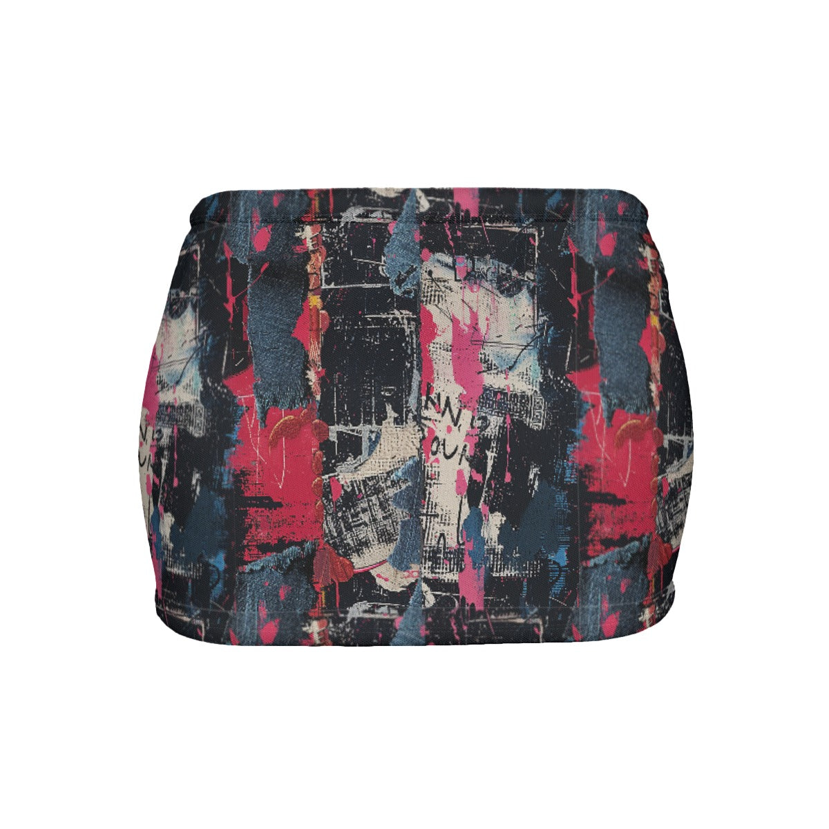 Grunge Slinky Micro Mini Skirt