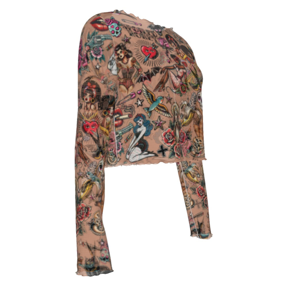 
                  
                    Flash Sheet Long Sleeved Mesh Top - COLOR 3
                  
                