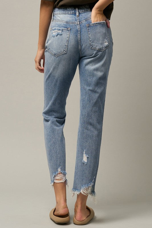 
                  
                    HIGH RISE PREMIUM STRAIGHT JEANS
                  
                