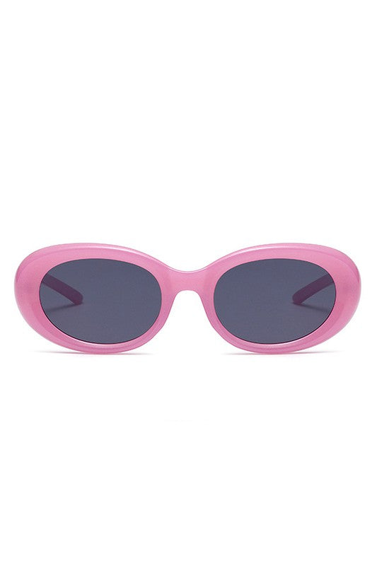 
                  
                    Oval Retro 90s Round Tinted Clout Sunglasses
                  
                