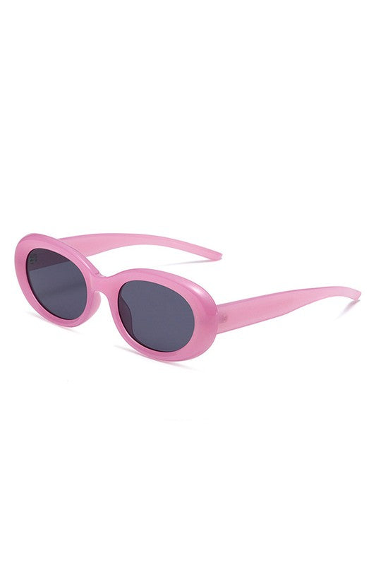 
                  
                    Oval Retro 90s Round Tinted Clout Sunglasses
                  
                