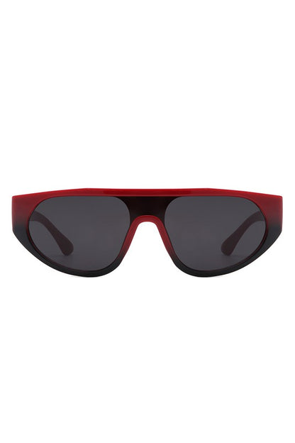 Round Flat Top Retro Fashion Sunglasses