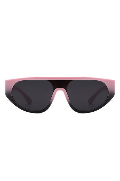 Round Flat Top Retro Fashion Sunglasses