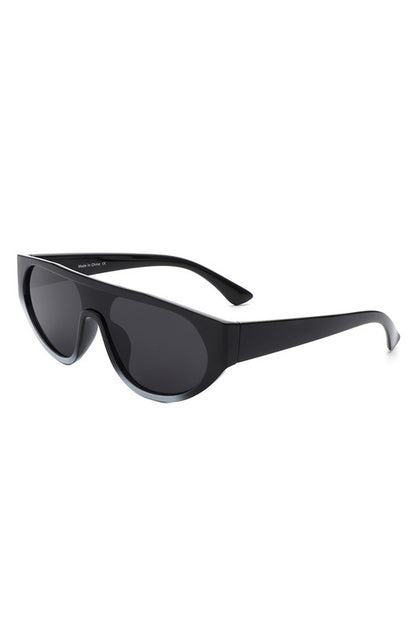 Round Flat Top Retro Fashion Sunglasses