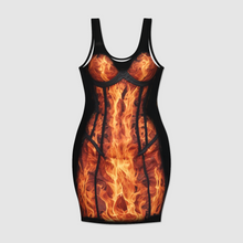  In Flames Bodycon Dress