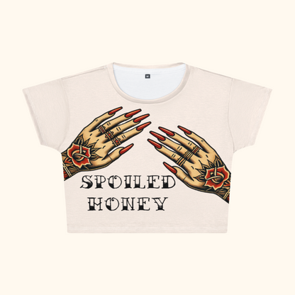 HELPING HANDS Crop Tee