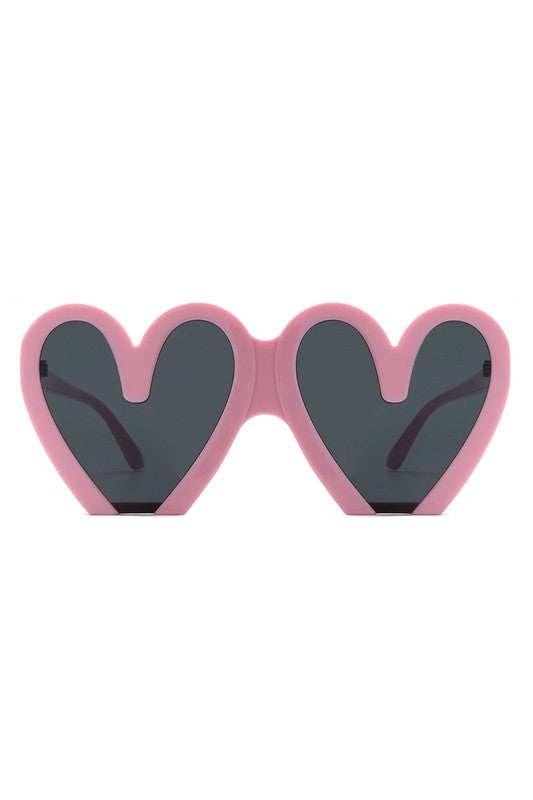 Heart Shaped Novelty Sunglasses