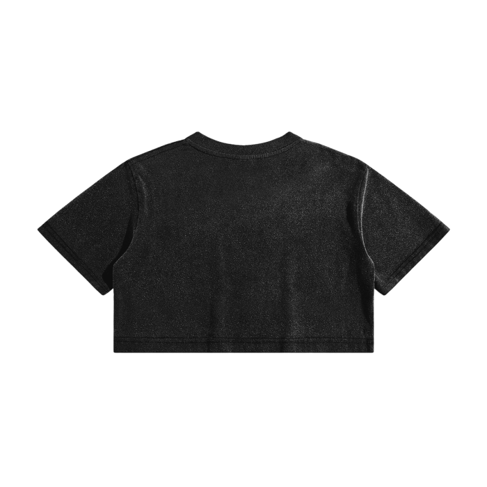 Damaged Hearts Crop Top T-Shirt