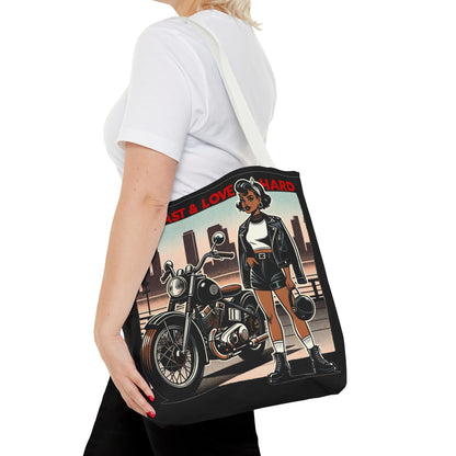 Live Fast Tote Bag