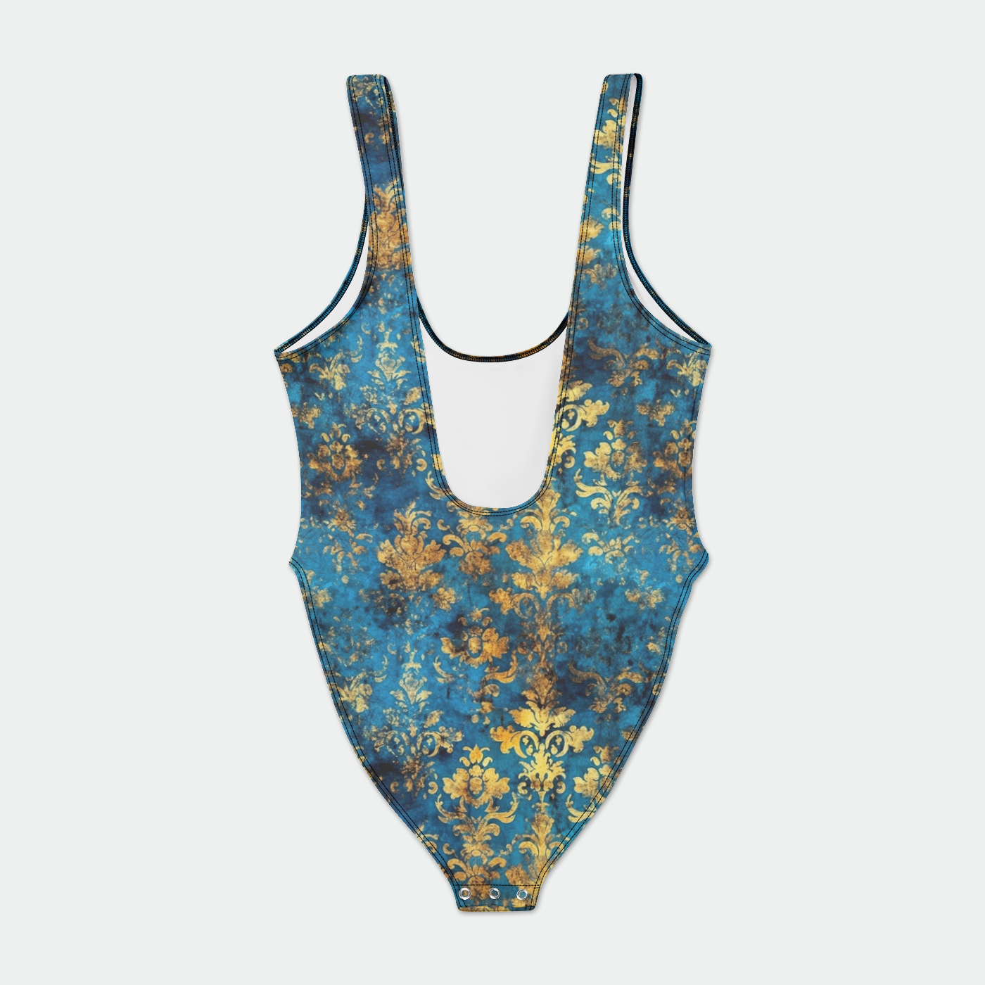 Grunge Damask Bodysuit