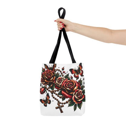 Rosary Garden Tote Bag