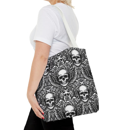 Flying Skulls Tote Bag