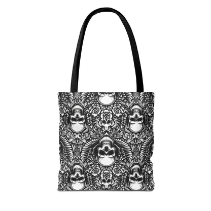 Flying Skulls Tote Bag