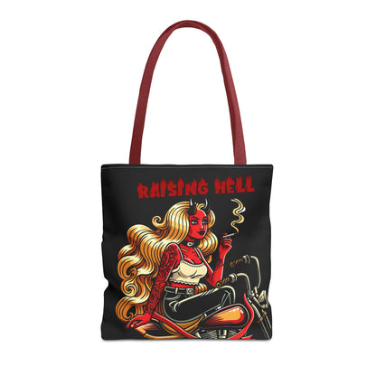 Raising Hell Tote Bag