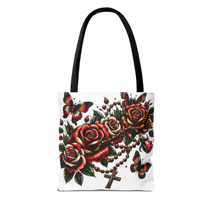 Rosary Garden Tote Bag