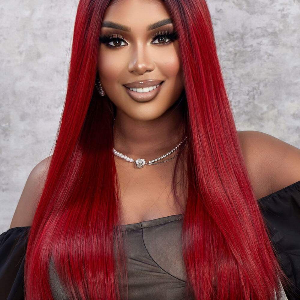 
                  
                    13*2" Lace Front Wigs Synthetic Straight 26" 150% Density
                  
                