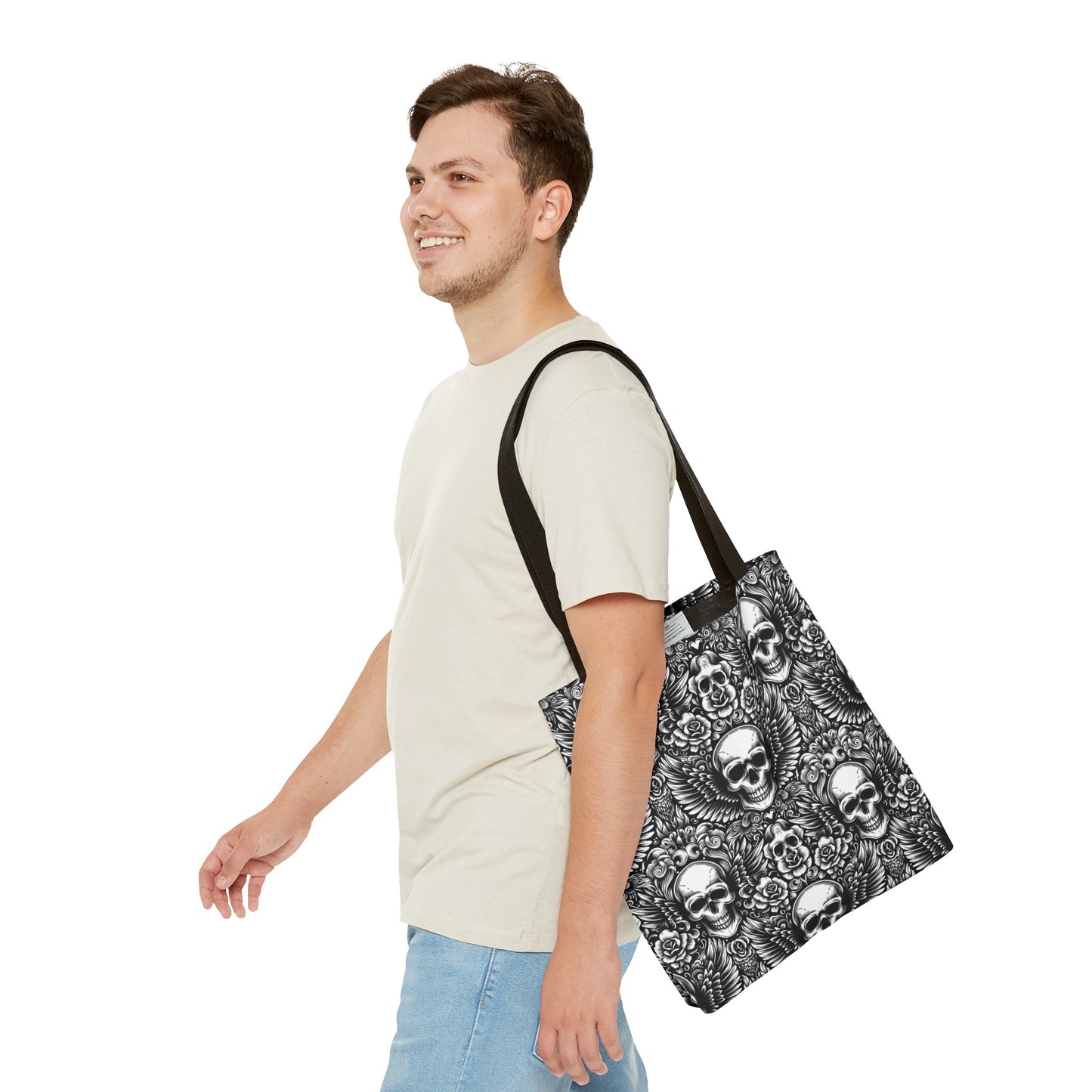 Flying Skulls Tote Bag