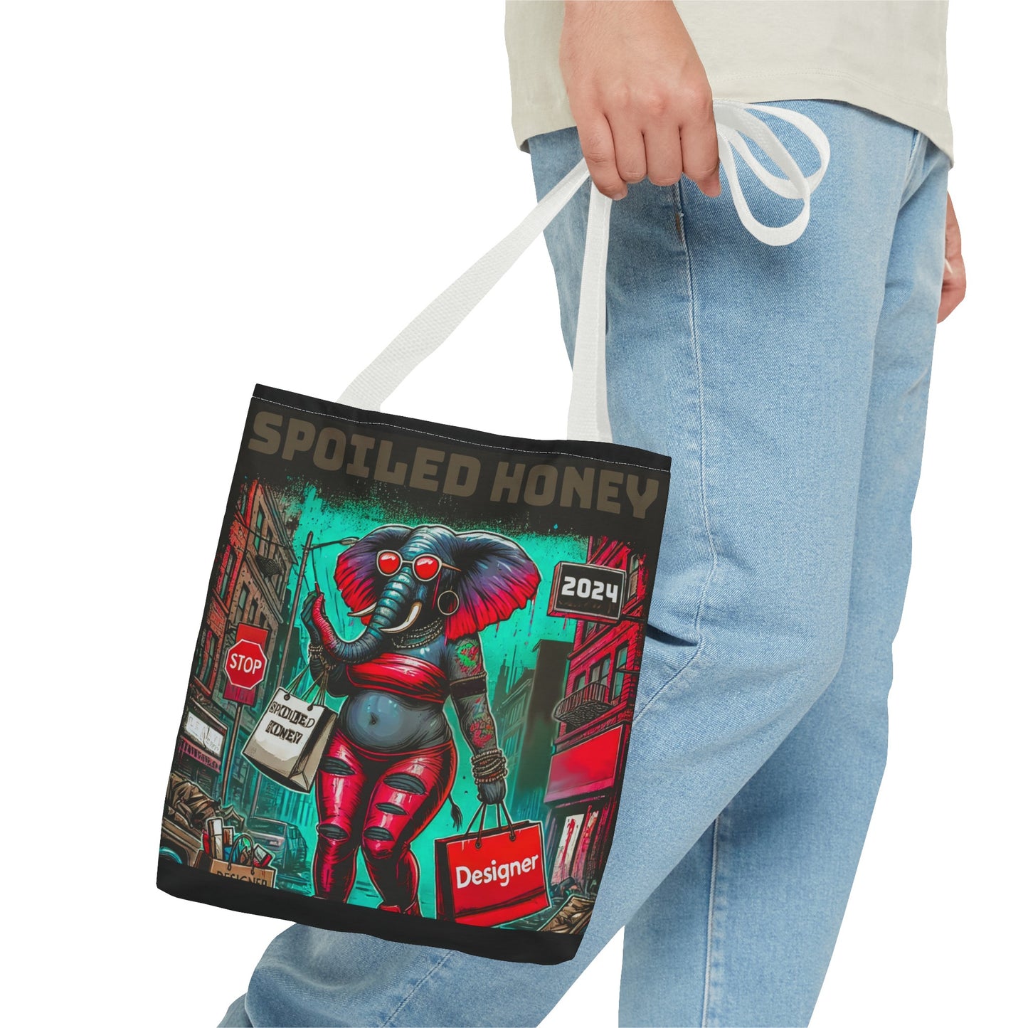 Spoiled Elephant Tote Bag