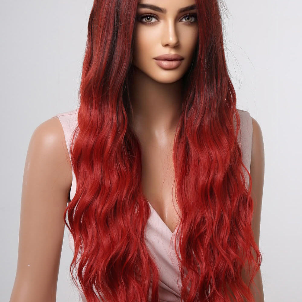 
                  
                    13*1" Full-Machine Wigs Synthetic Long Wave 27"
                  
                