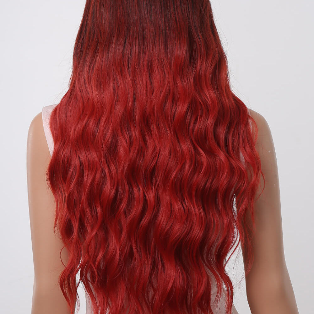 13*1" Full-Machine Wigs Synthetic Long Wave 27"