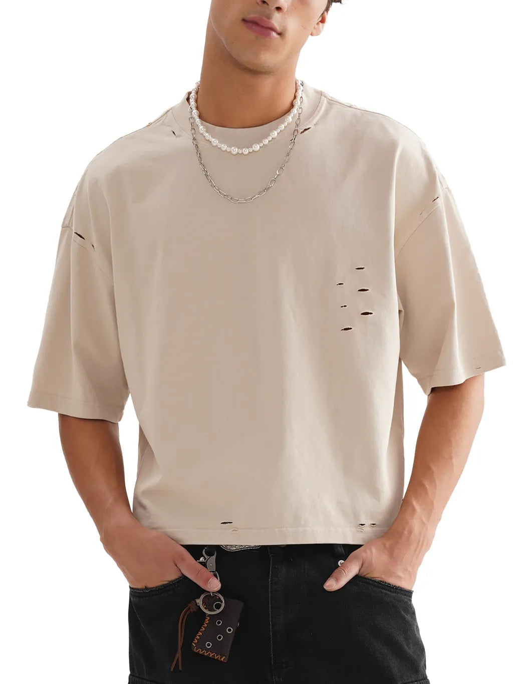 Cute But Deadly Frayed Boxy Tee